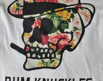 RK Classic Skull Logo on both back and front of t-shirt Size S