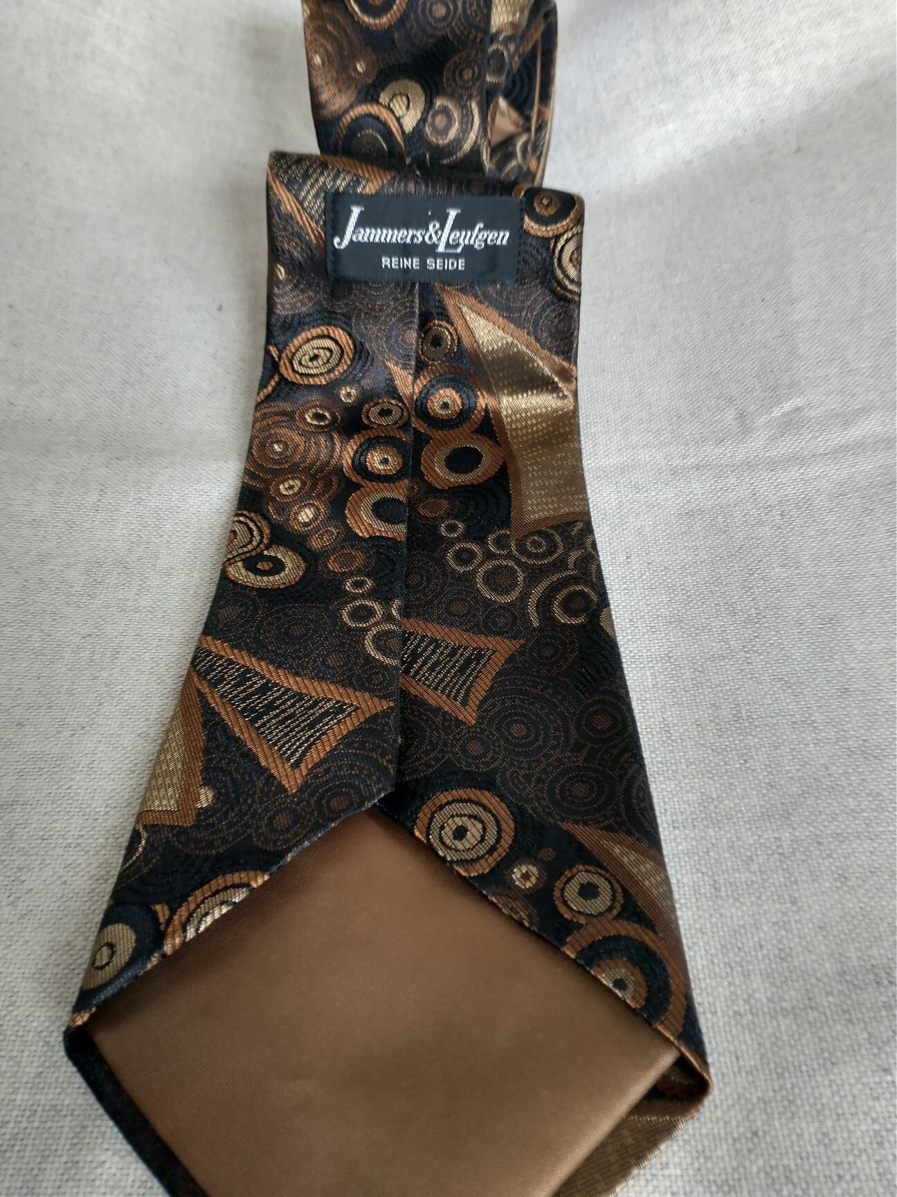 Vintage JAMMERS & LEUFGEN silk tie | Etsy