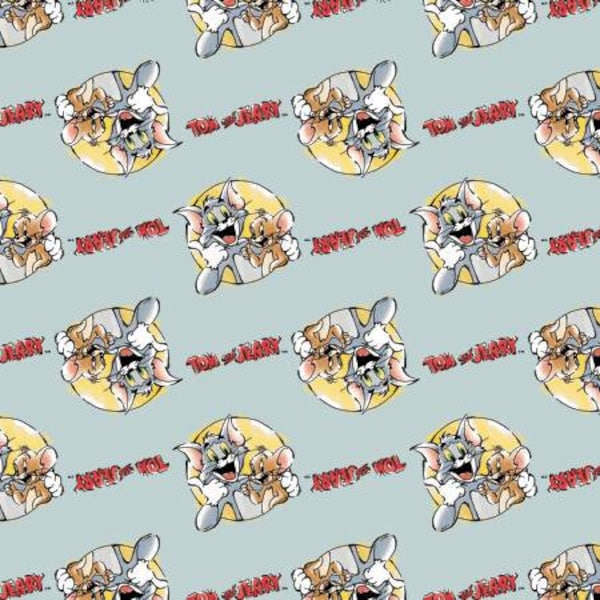 Tom and Jerry fabric, Camelot Fabrics, 100% Cotton