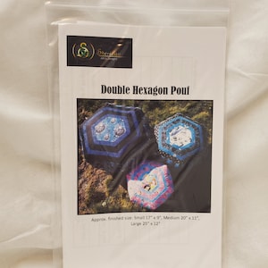 Doppel Sechseck Pouf Muster