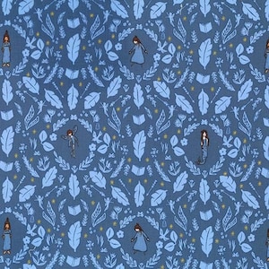 Peter Pan Girls Are Much Too Clever Fabric, Michael Miller Fabrics, 100% cotton