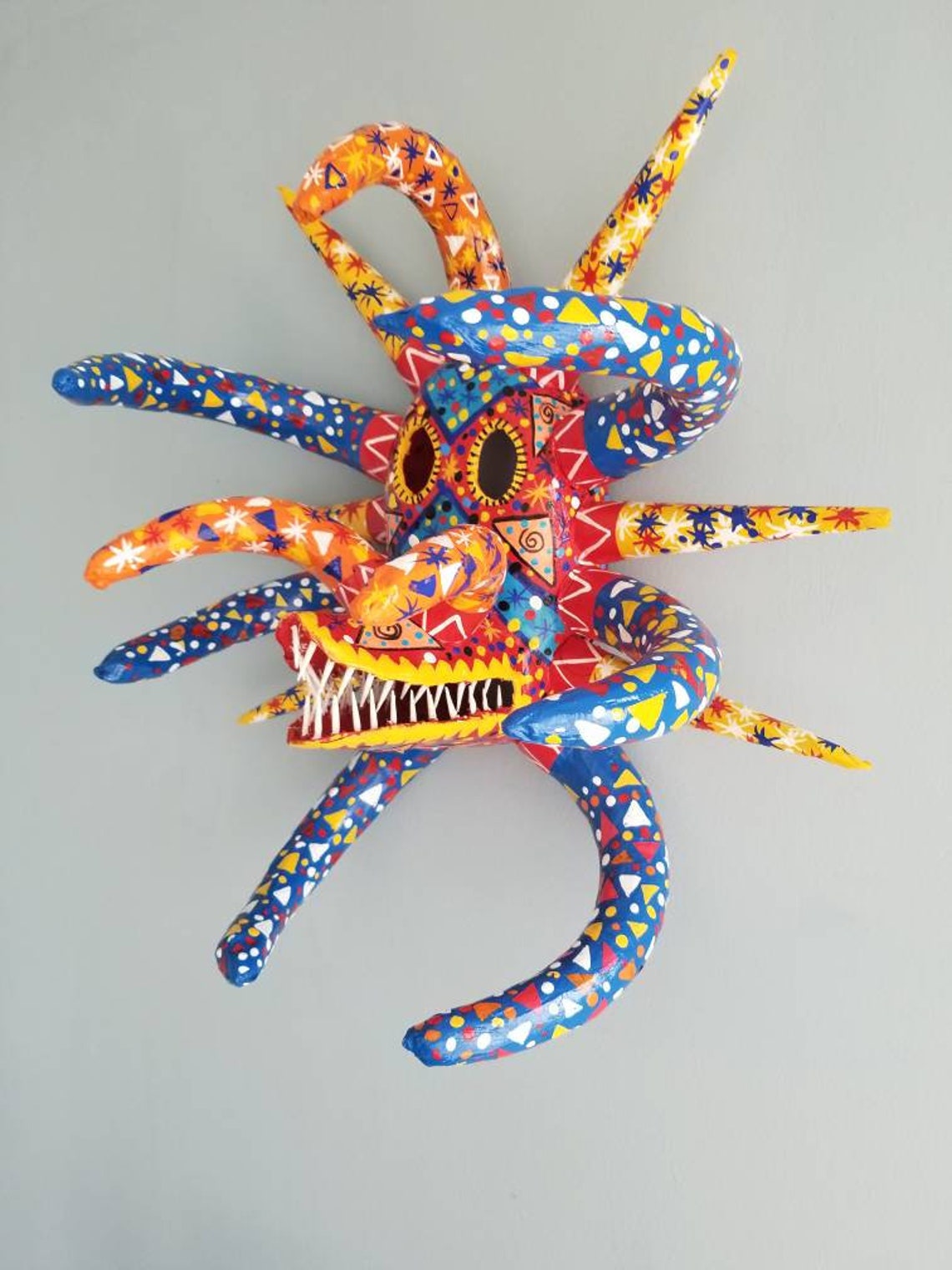 Vejigante carnival mask Puerto Rico Etsy