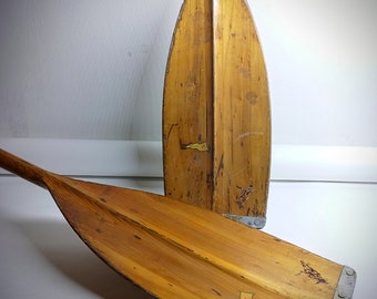 pagaie vintage en deux parties par Klepper pagaie en bois pour kayak en bois complet /Oar