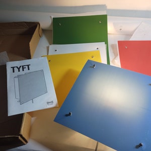 IKEA TYFT Wall Light With Interchangeable Shades/lens - Etsy