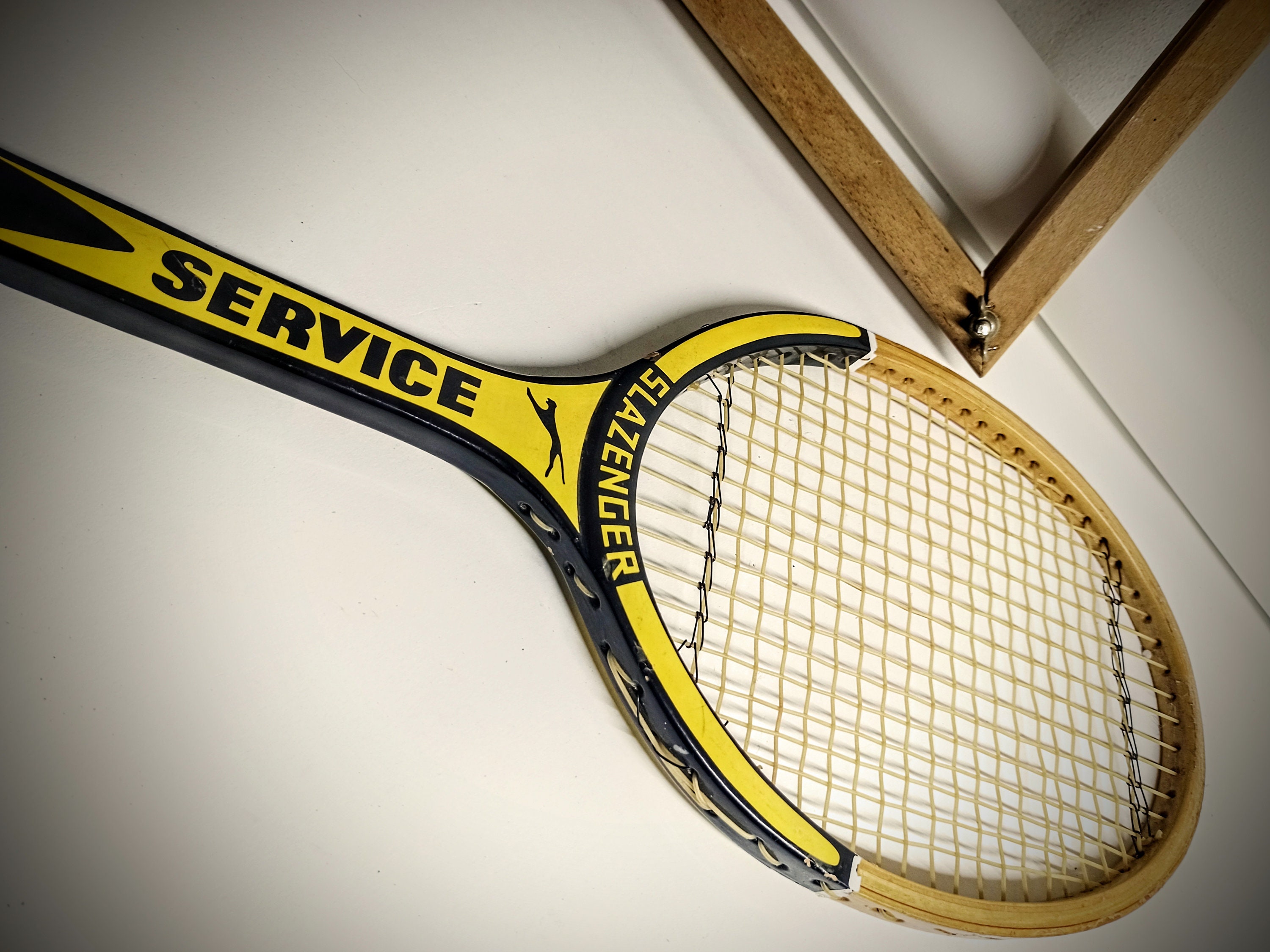 raqueta de tenis antigua slazenger - Compra venta en