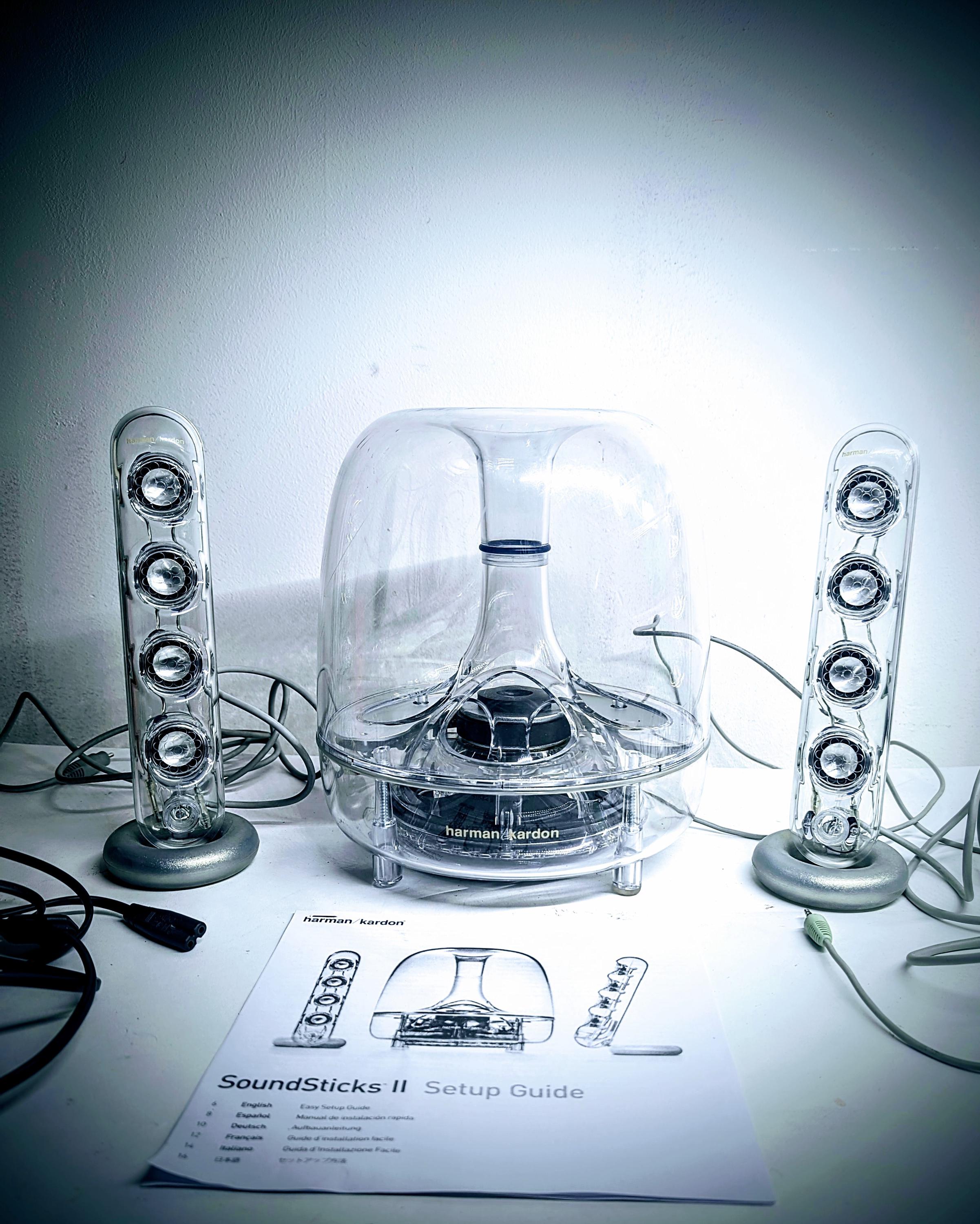 harman kardon SoundSticks II 動作OK 保証書あり