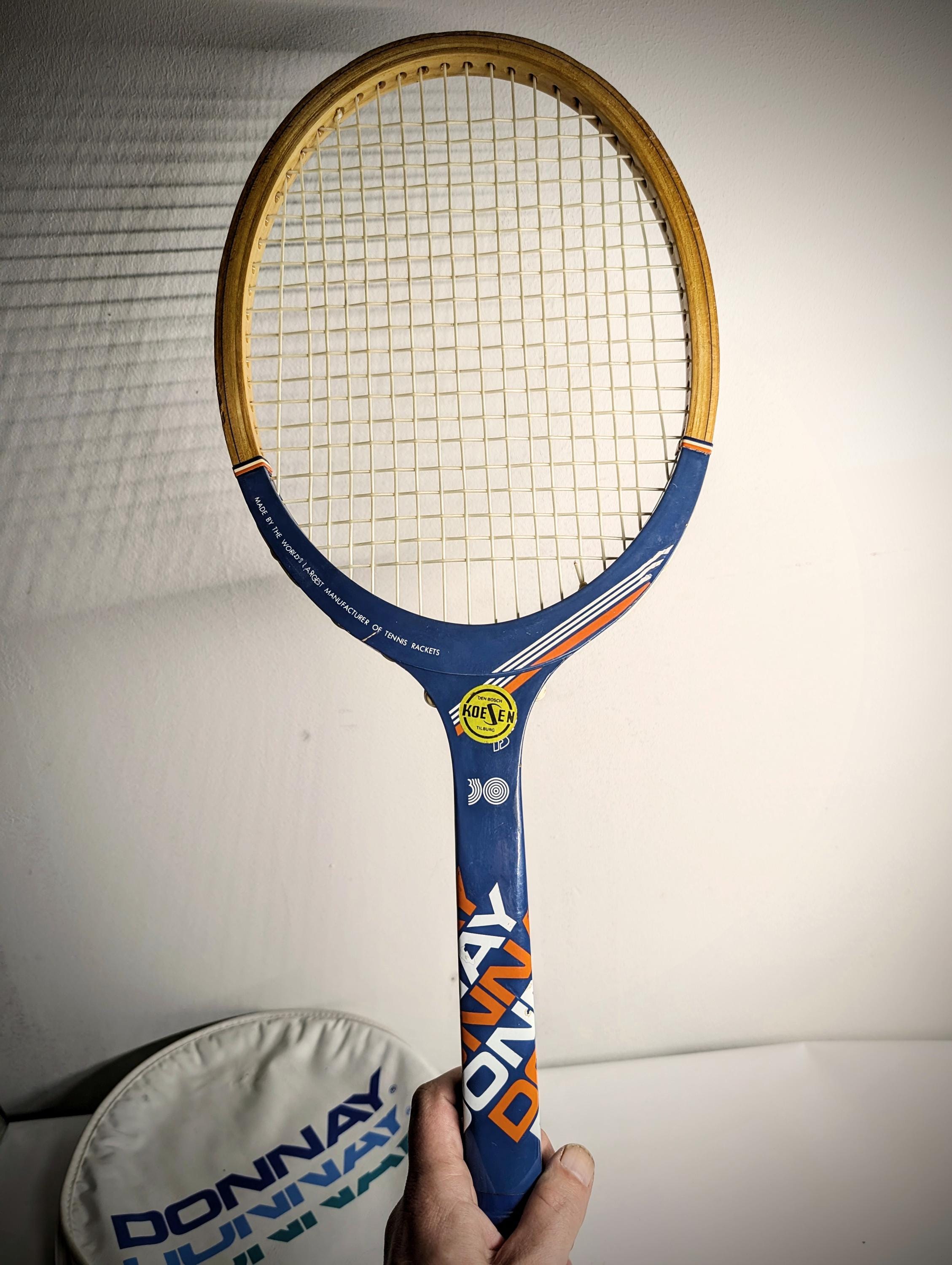 Donnay Vintage Tennis Racket BLUE With Donnay Pro Team
