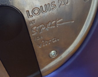 Vitra Chair Louis 20 Philippe Starck Purple Blue Vintage Design