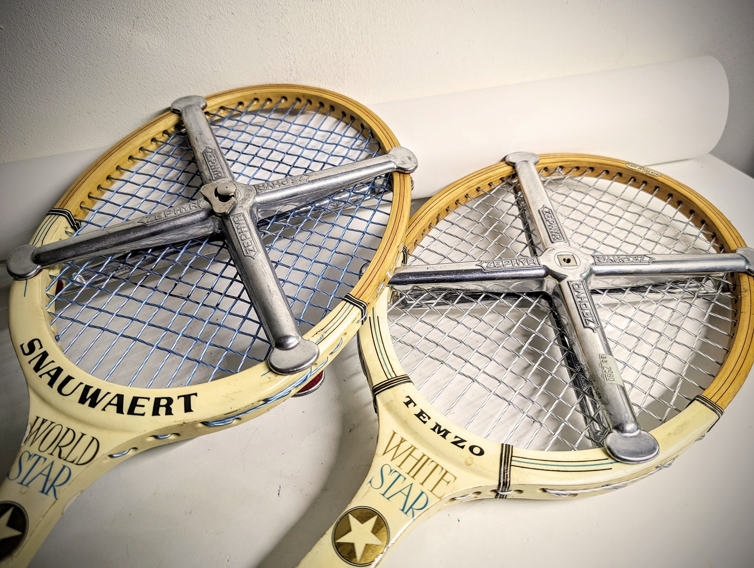 ancienne raquette de tennis snauwaert neuve vintage racket fin