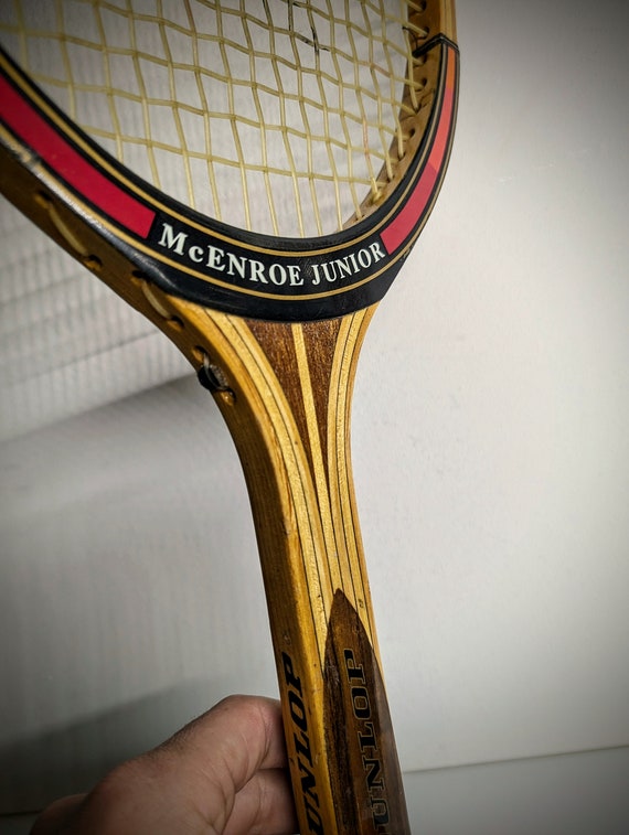 Rare Vintage Dunlop Mcenroe Junior Wooden Tennis Racket for