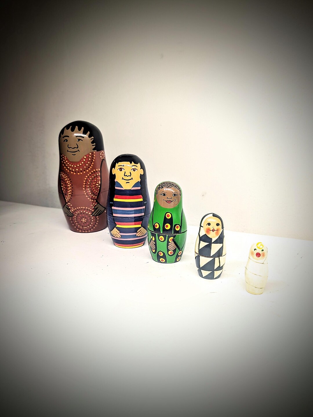 Poupées Russes Gigogne IKEA Vintage Par Maria Vinka - Matryoshka Babushka Années 90