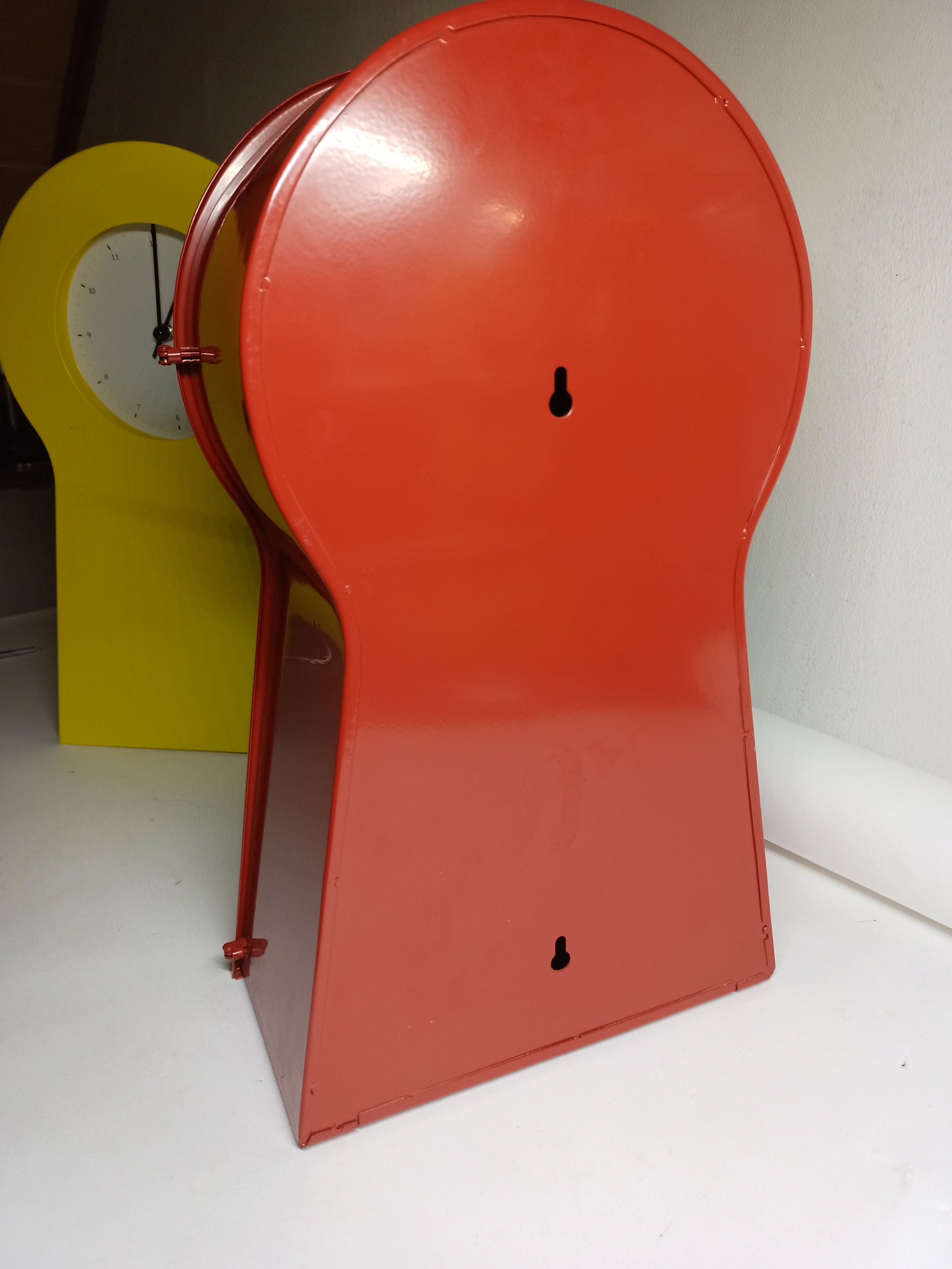 IKEA 時計 廃盤品 ps ヴィンテージ ヴィンテージ IKEA PS 1995 メタルクロックとキャビネット
