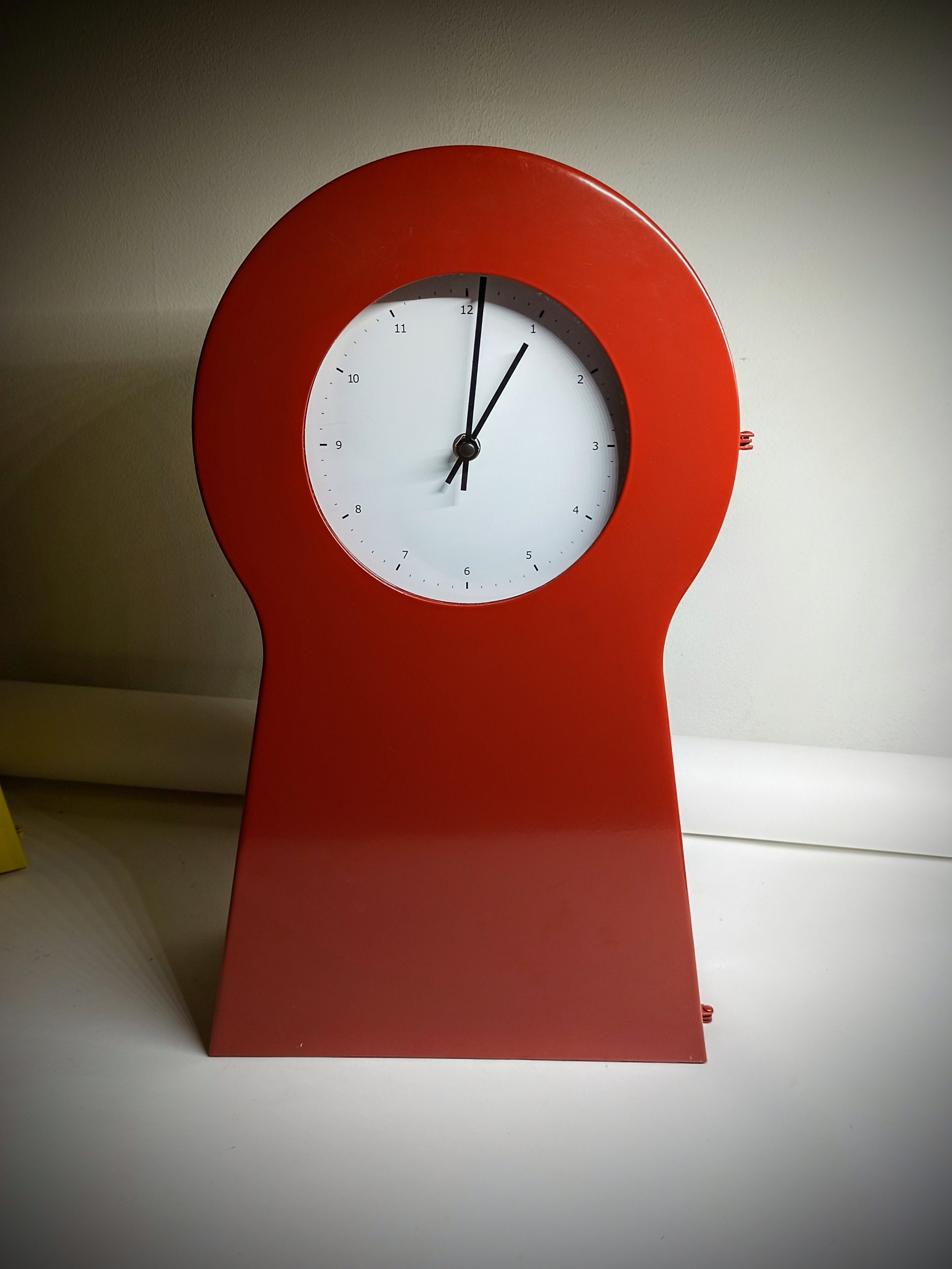 Vintage IKEA PS 1995 Metal Clock and Cabinet Red - Etsy Vintage IKEA PS 1995 Metal Clock and Cabinet Red - Etsy