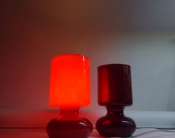 Vintage Lykta Red Mushroom lamp IKEA Lykta vintage design rare color!! Deep ed