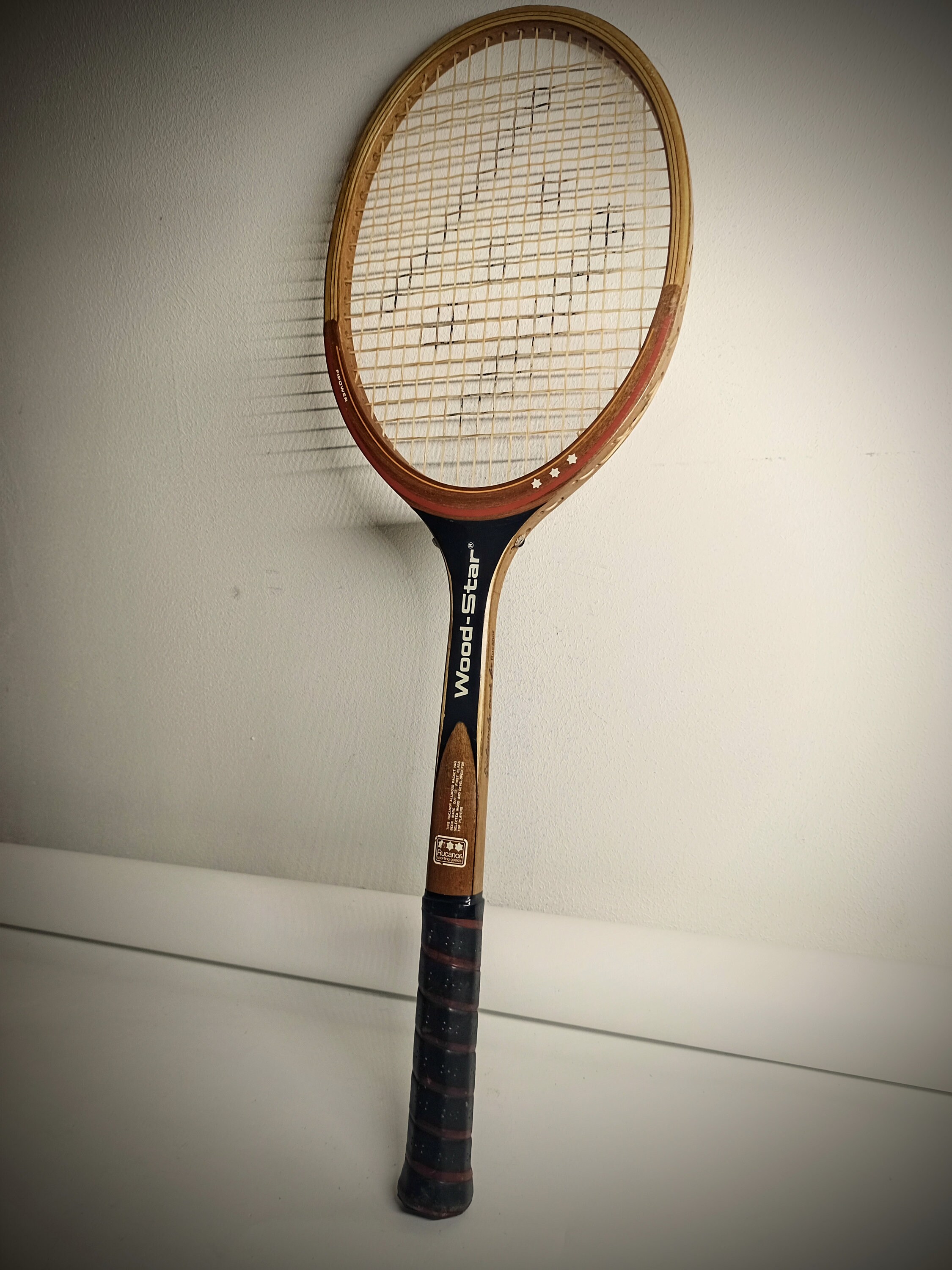 Raquette en bois vintage Spalding Woodstar tennis national