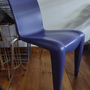 Vitra chair Louis 20 Philippe starck purple blue vintage design postmodern space age (1of4) &quot;female chair&quot;