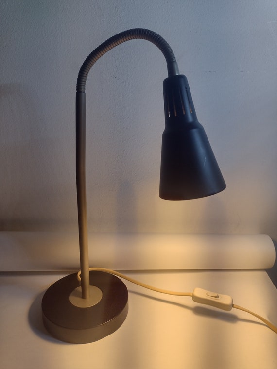 Vintage Ikea Kvart Design Gooseneck Lamp Knut & Marianne Hagberg