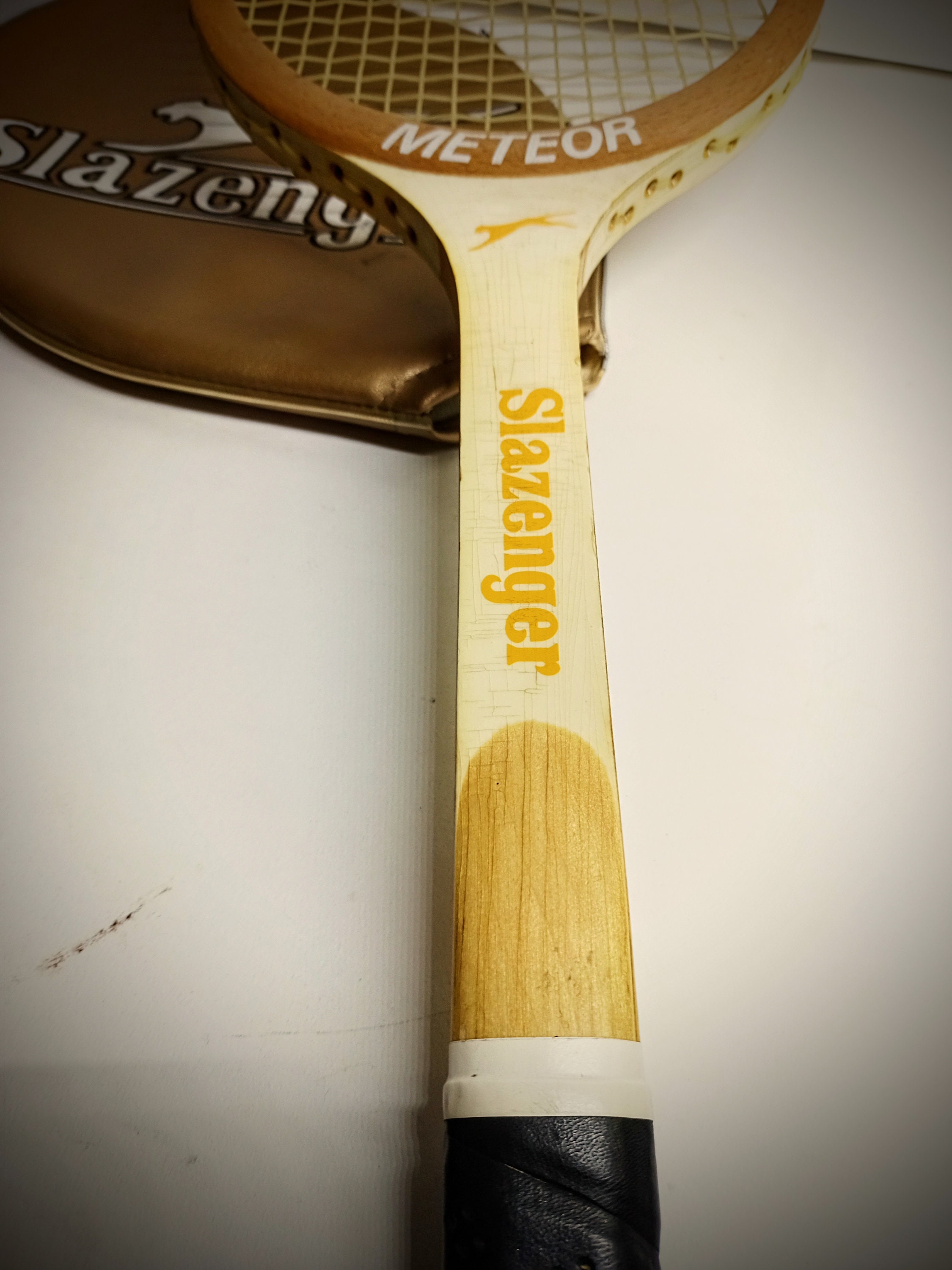 Raquette De Tennis Vintage Slazenger Pro Extreme – Modèle Tressé – Avec étui