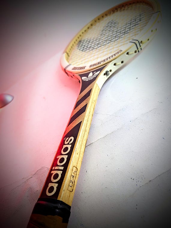 Vintage ADIDAS Tennis Racket Nastase Competition Rare With Very