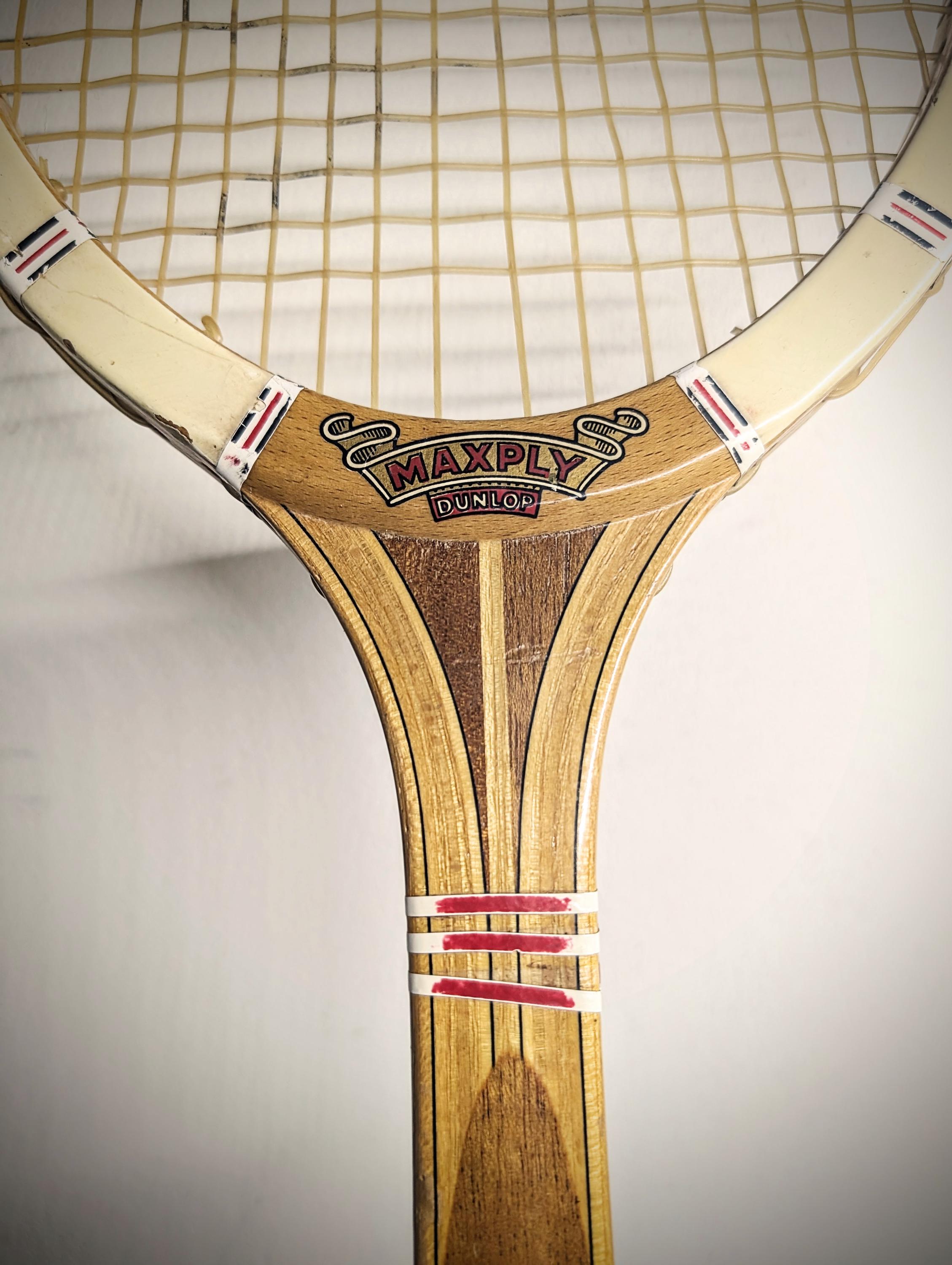 希少！ビンテージDUNLOP MAXPLY FORT木製ラケット 希少！ビンテージ