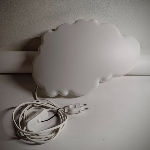 Ikea drömsyn cloud light wall lamp kids room