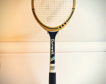 Beautifull mint condition 1970's vintage tennis racket Rucanor DUNWELL