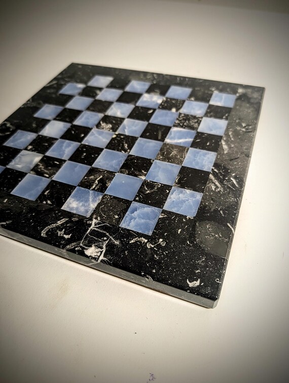Jeu D'échecs En Marbre – Johann Schmid – Bon état – Pièces Et Plateau