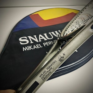 Snauwaert Mikael Pernfors Autograph Tennisschläger, L3