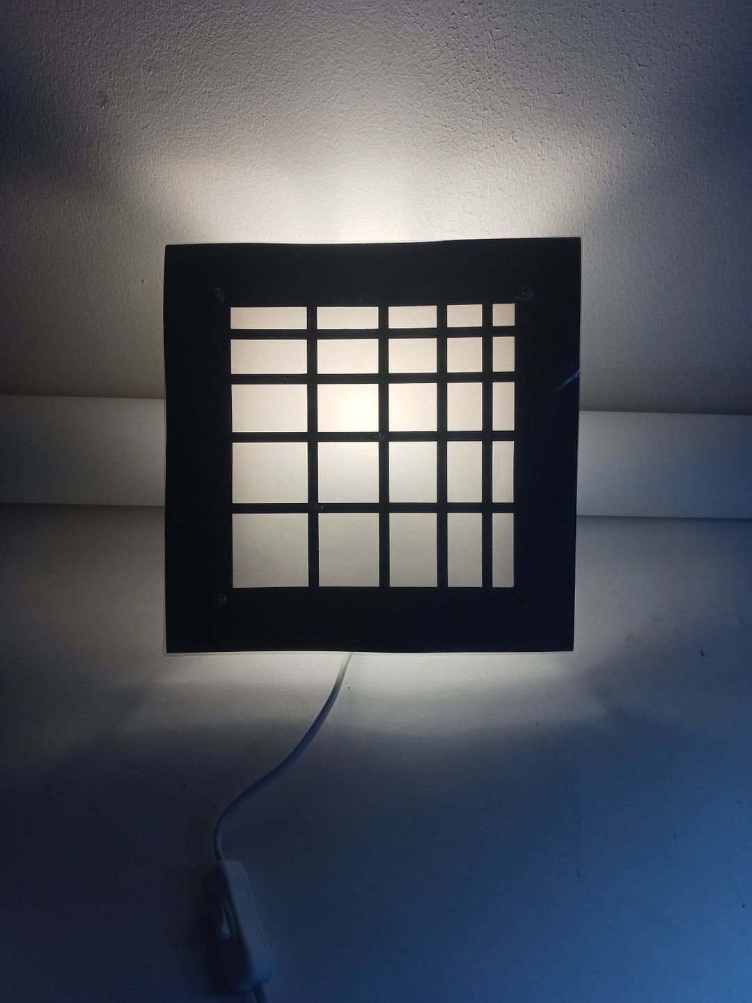 IKEA TYFT Wall Light With Single Inlay Black Raster & Other Designs NEW ...