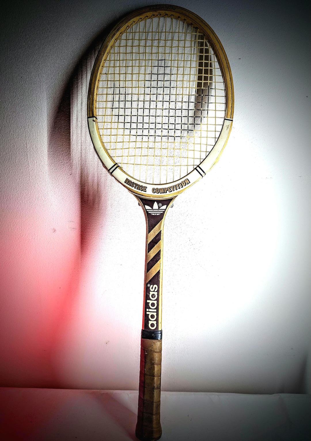 Vintage ADIDAS Tennis Racket Nastase Competition Rare With Very
