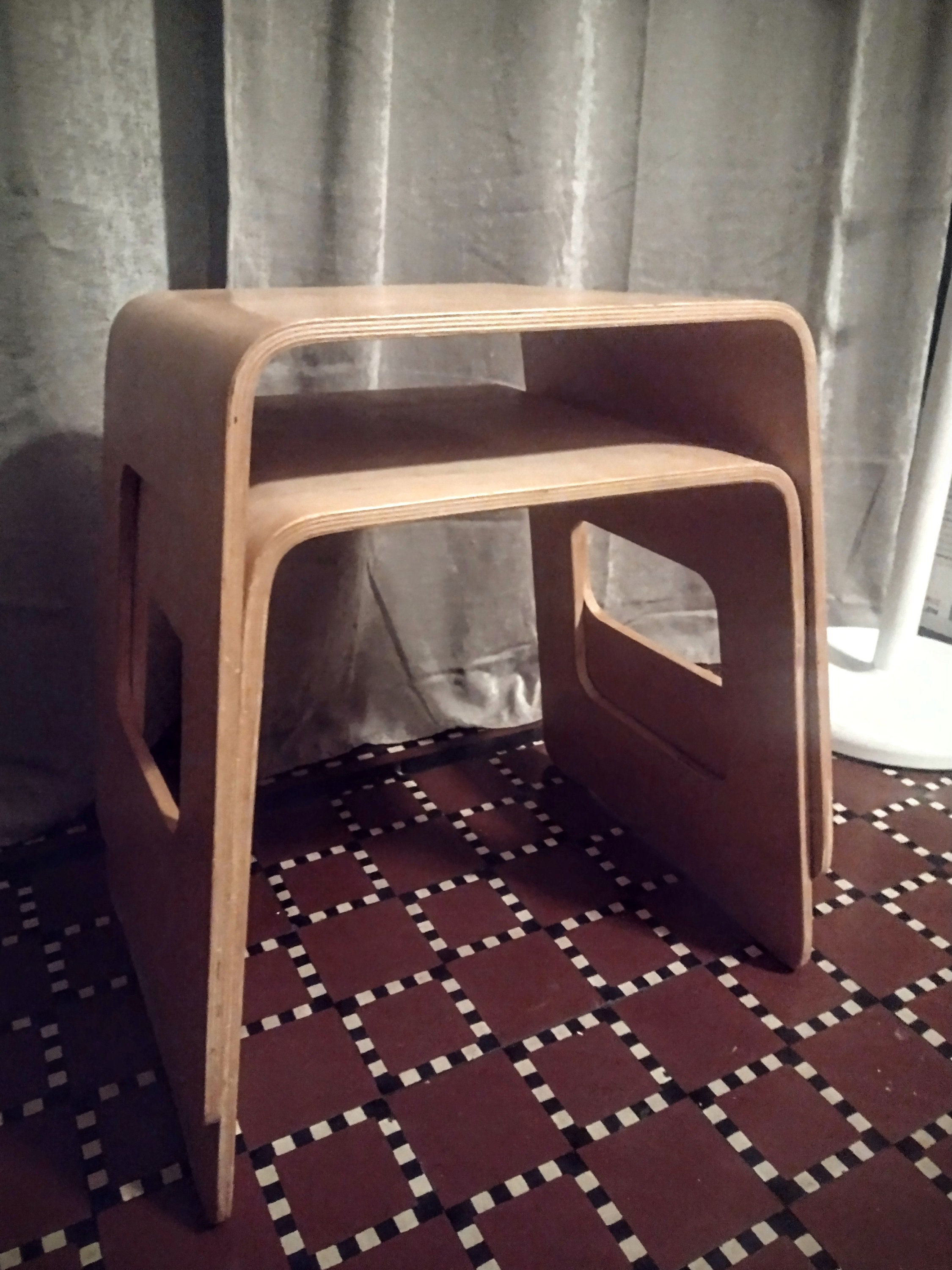 IKEA BENJAMIN スツール 2脚セット 廃盤 北欧 IKEA ベンジャミン ヴィンテージスツール サイドテーブル 2脚セット