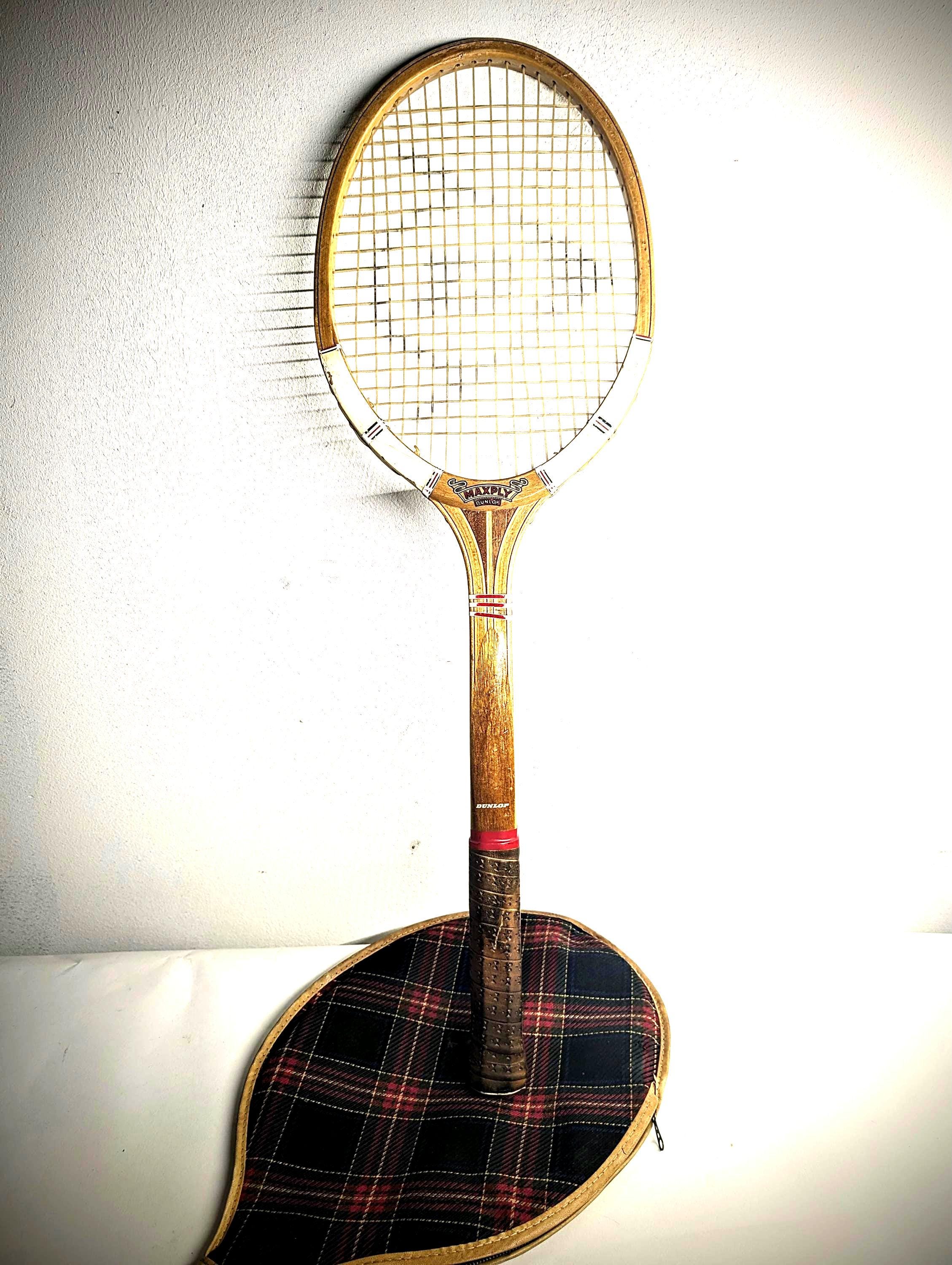 ANCIENNE RAQUETTE TENNIS Bois Dunlop Maxfly Vintage Tennis Racket EUR 8,50 - FR