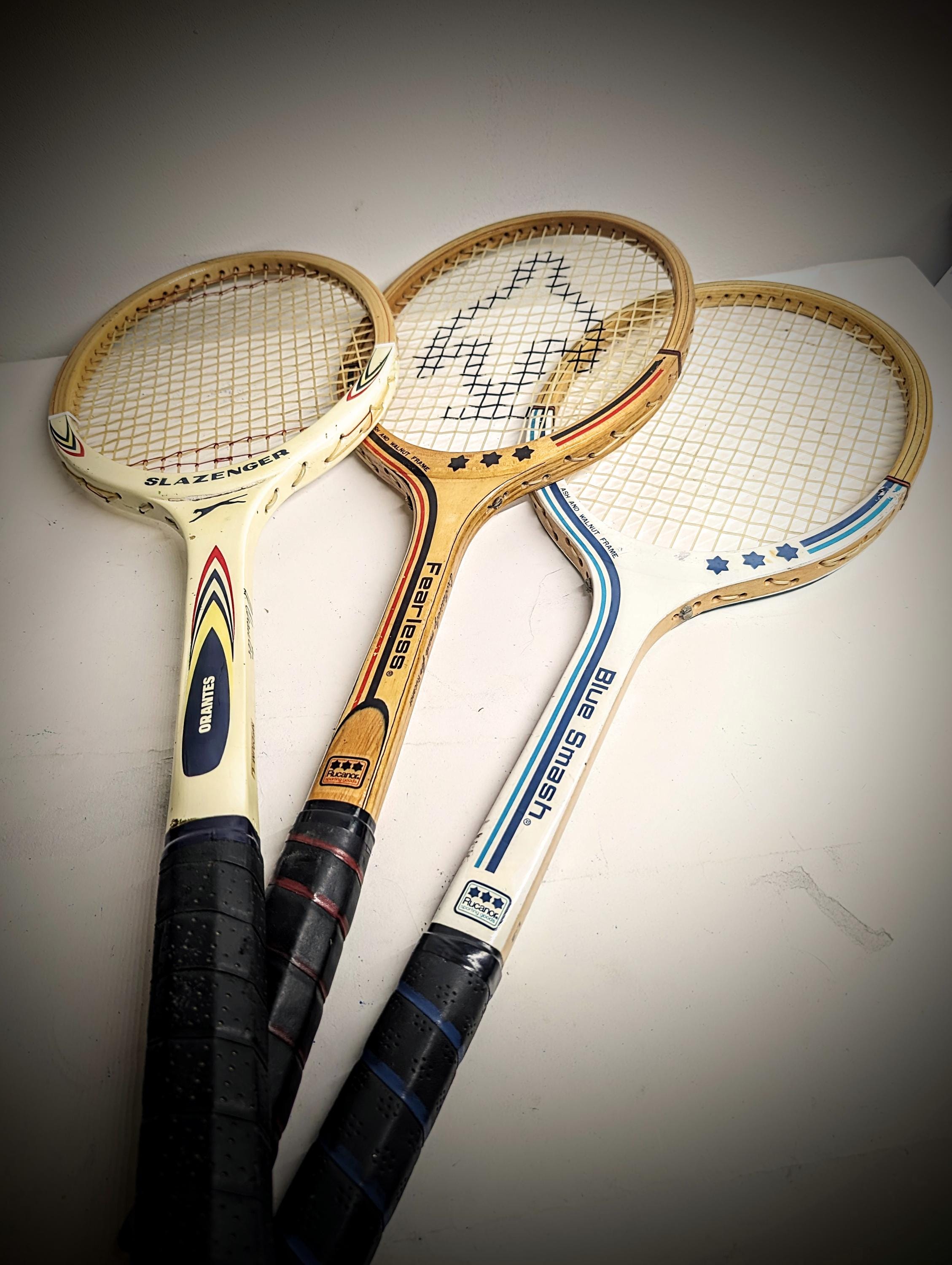 Raquettes anciennes de tennis lot de 3 - Sport & Plein air