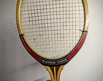 Raquette de tennis vintage dunlop Mc enroe - Sport & Plein air