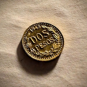 コレクション　1945年 DOS PESOS メキシコ硬貨 Dos pesos 1945 - Etsy 日本