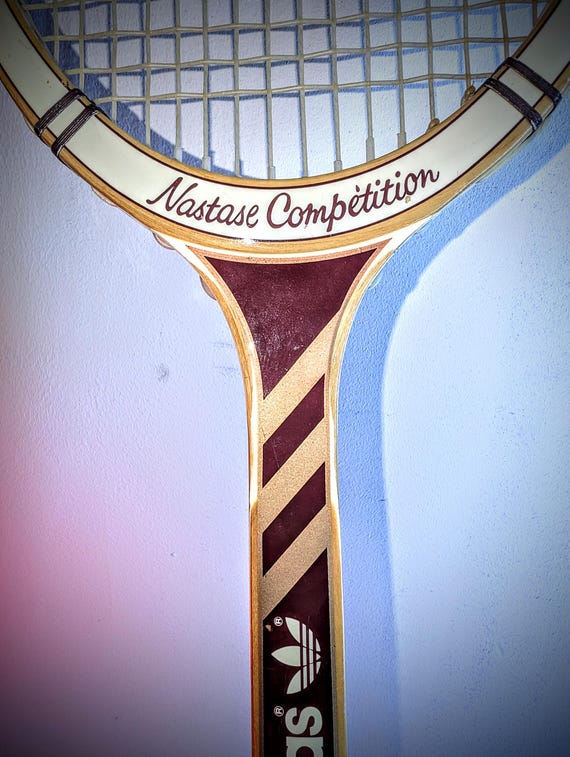 Vintage ADIDAS Tennis Racket Nastase Competition Rare With Very