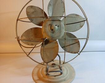 Ventilador eléctrico de los años 20 y 30 de Hawking, fabricado en Inglaterra para decoración o restauración (tamaño grande)