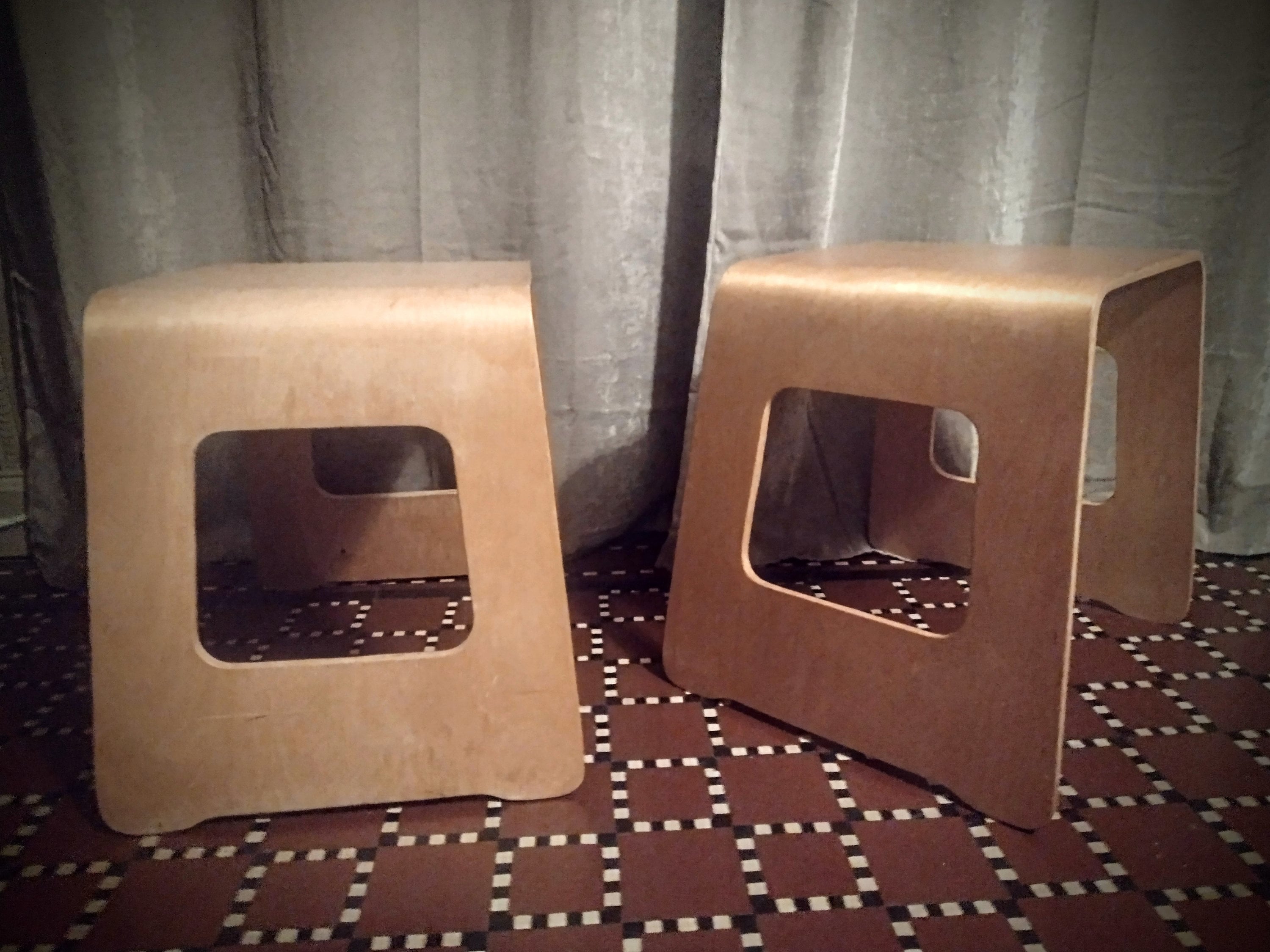 IKEA BENJAMIN スツール 2脚セット 廃盤 北欧 IKEA ベンジャミン ヴィンテージスツール サイドテーブル 2脚セット