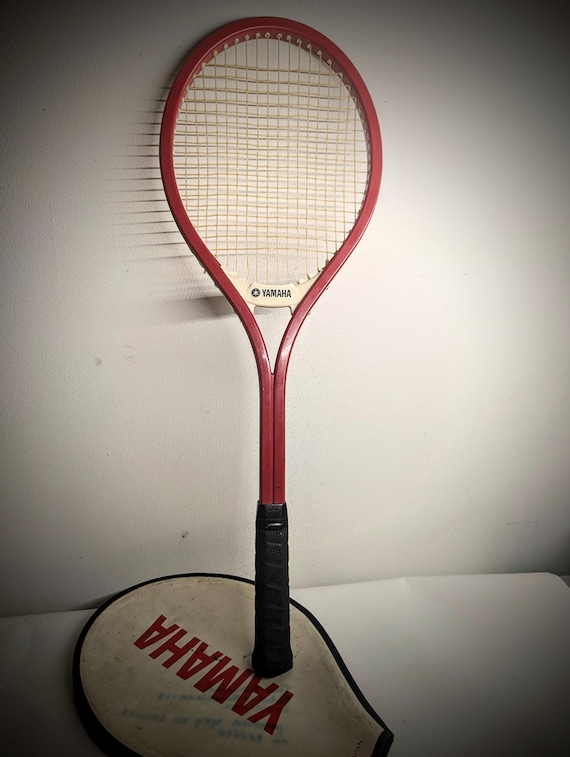 Cool RED Vintage Yamaha YFG 30 Fiberglass Tennis Racket 4 3