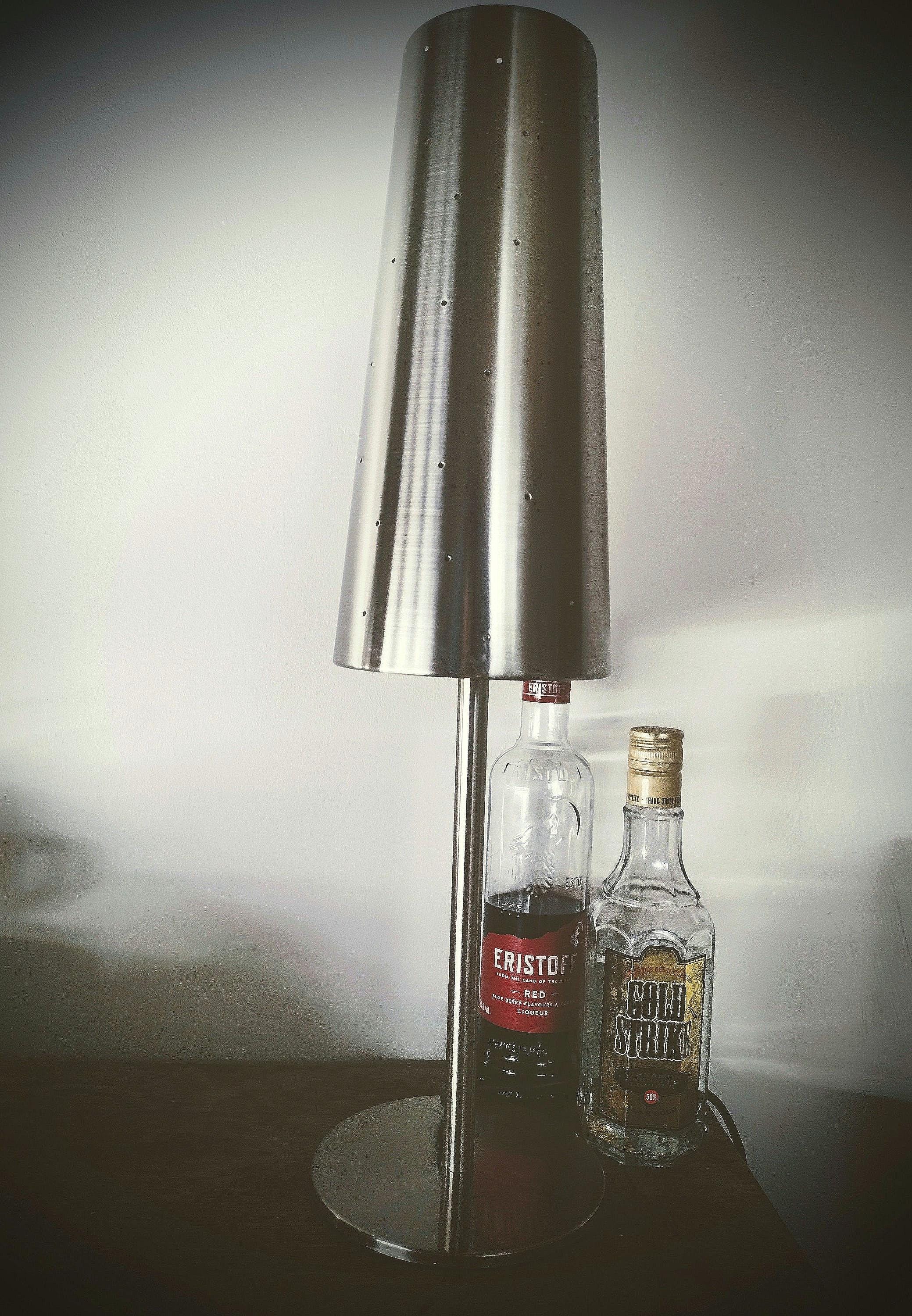 BIG Vintage Ikea Talvik Chrome Desk Light - Anne Nilsson - Nickel