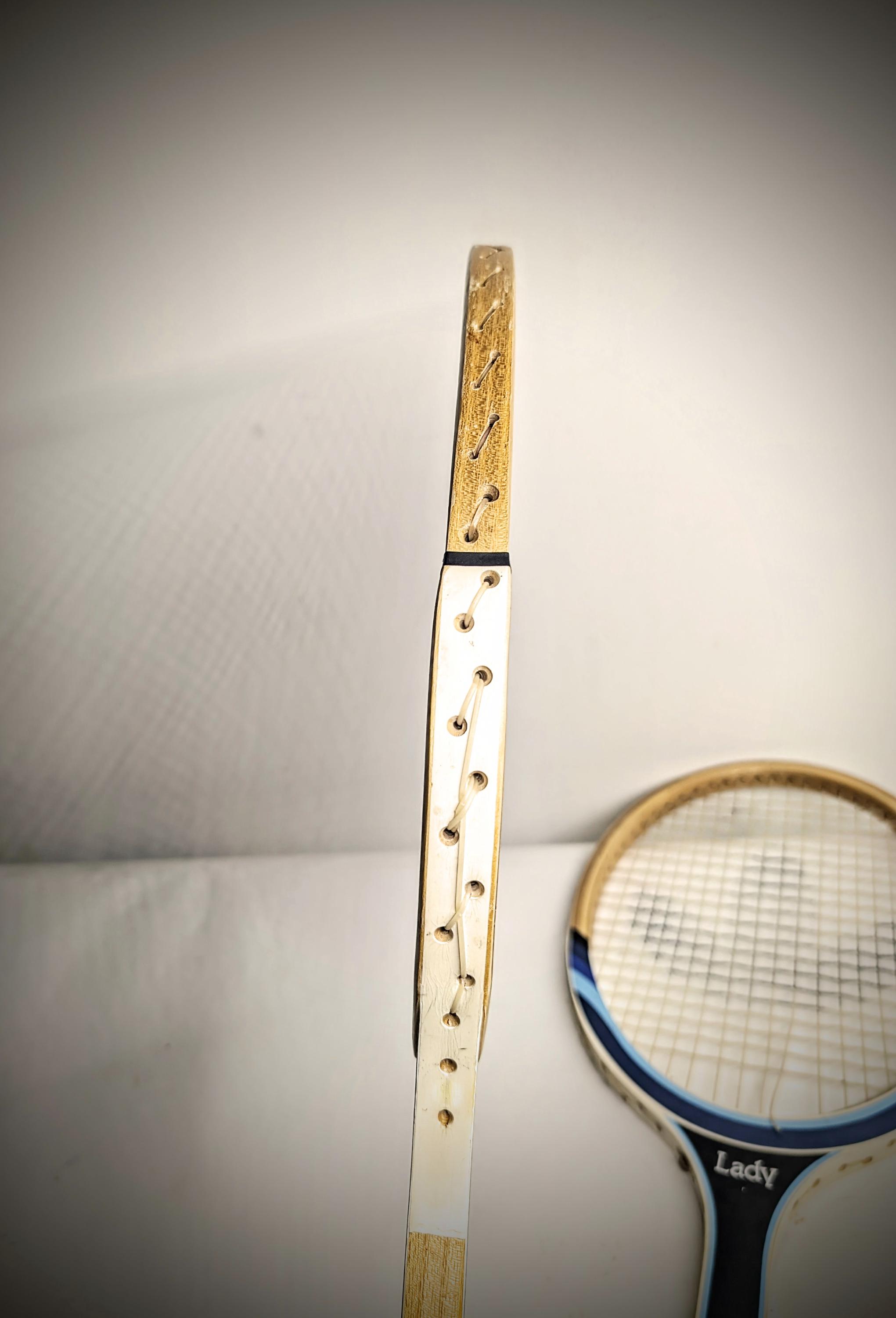 ヴィンテージ◇adidas ウッド テニス ラケット Ilie Nastase ヴィンテージ◇adidas ウッド テニス ラケット Ilie Nastase