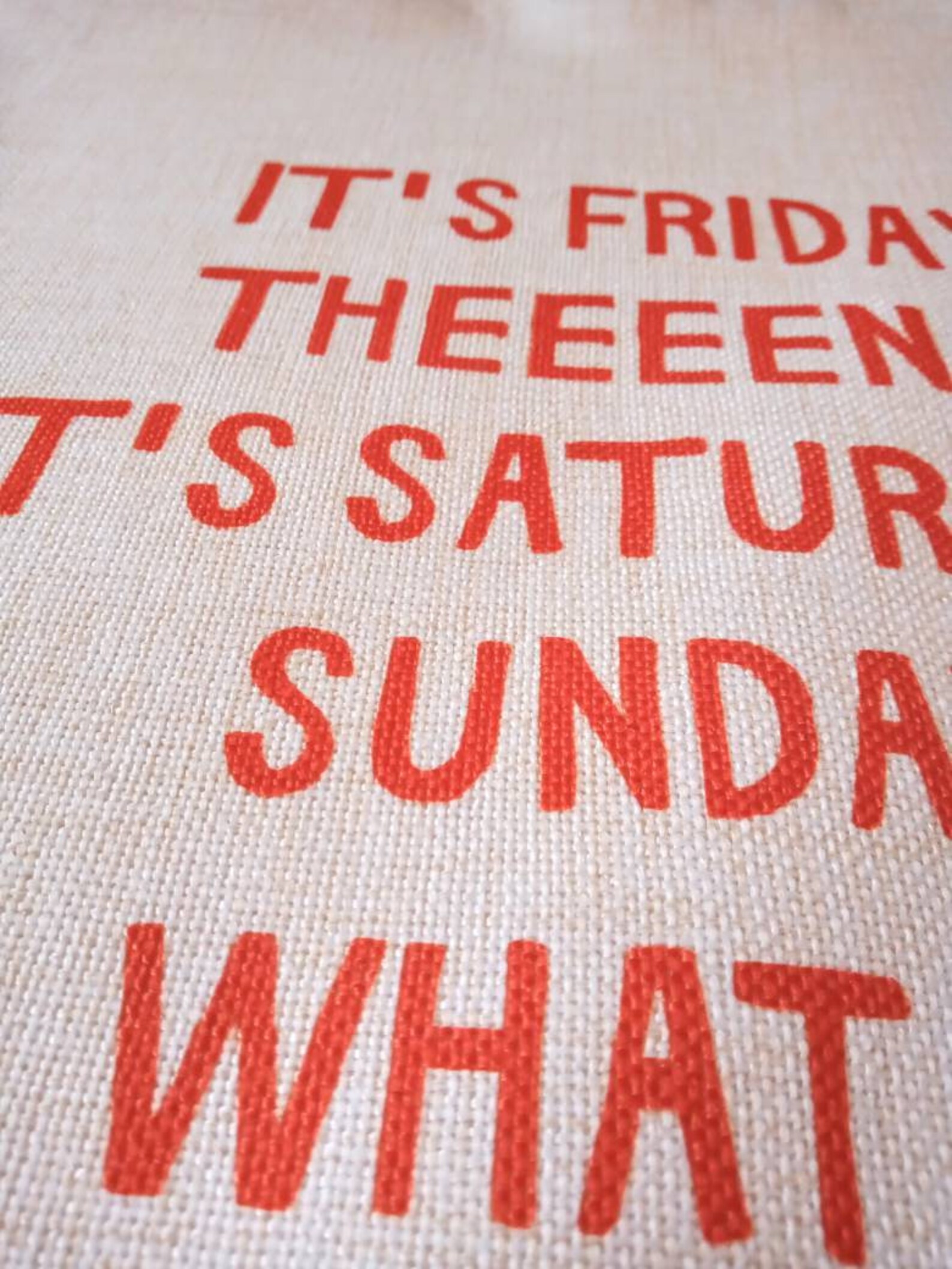Its Friday Then It's Saturday Sunday Tekst It's Friday Then It's Saturday Sunday What Lando | Etsy