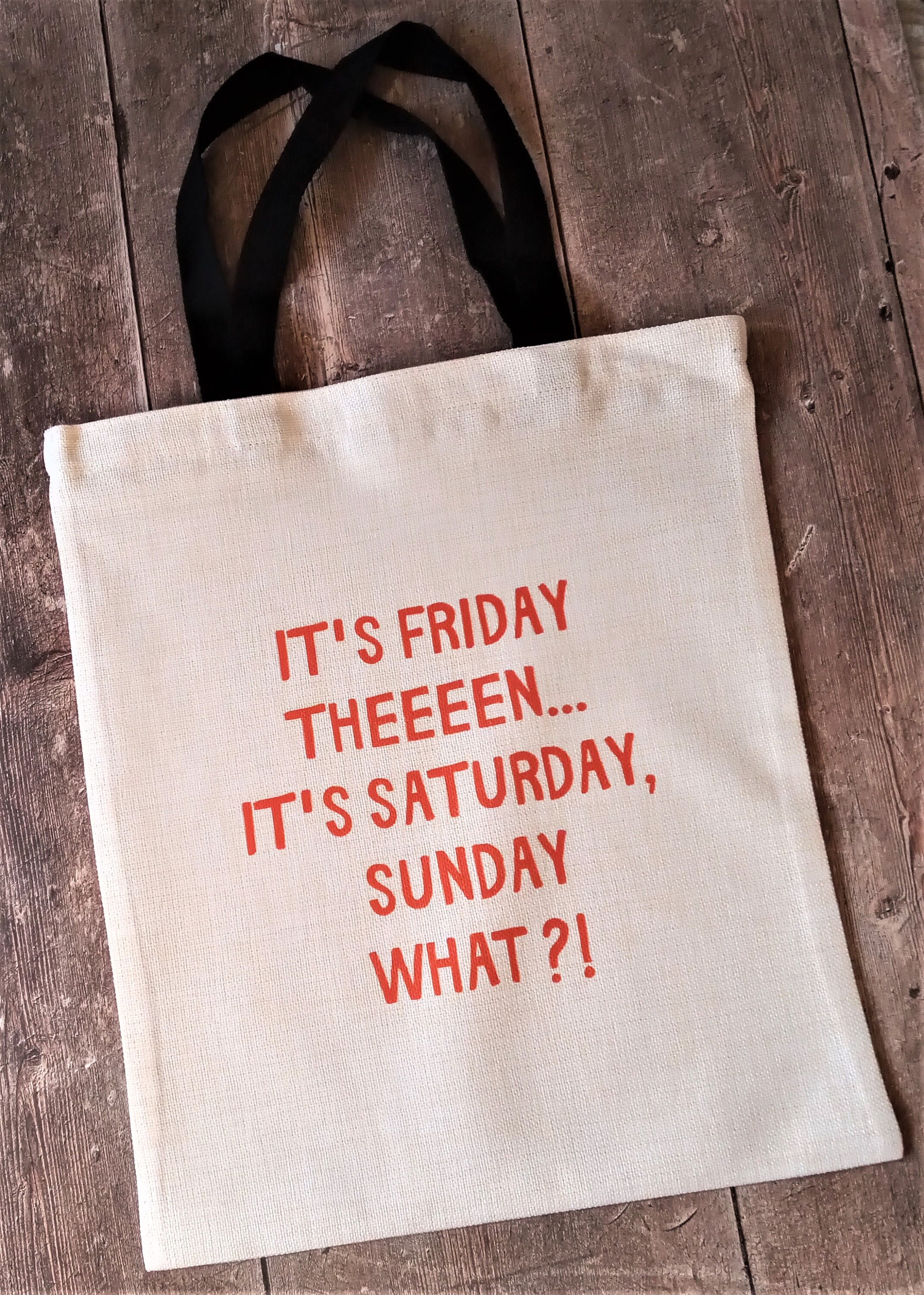 Its Friday Then It's Saturday Sunday Tekst It's Friday Then It's Saturday Sunday What Lando | Etsy