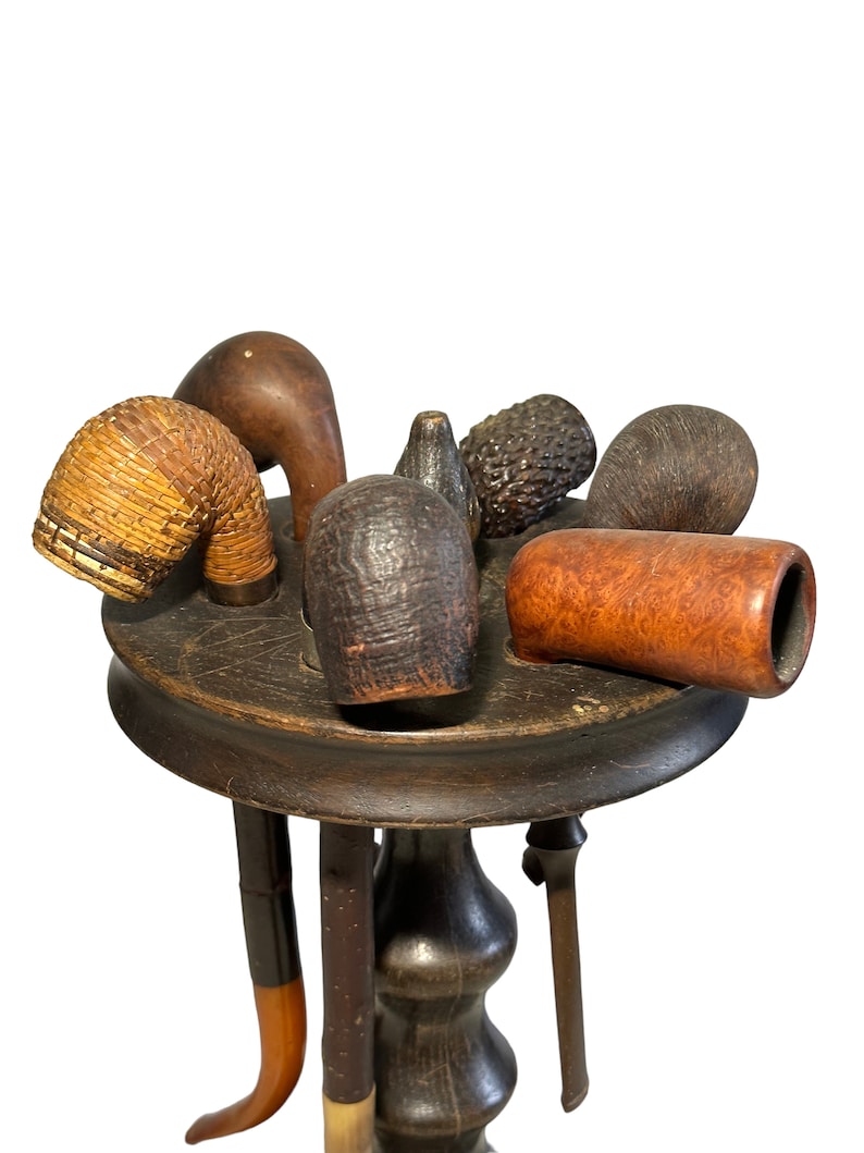 Antique Pipe Rack Pipe Stand Incl. Pipes - Etsy