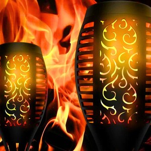 60 inch solar tiki torches deals