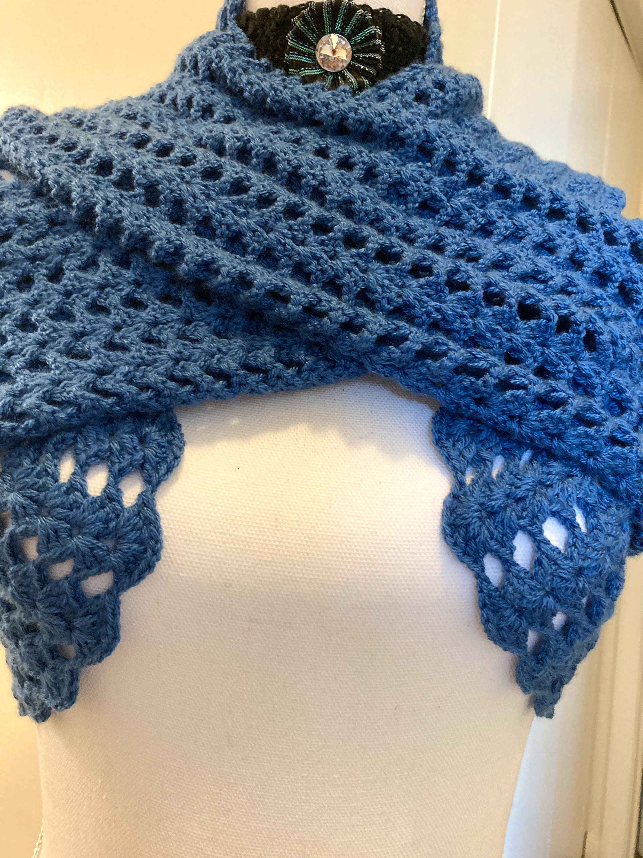 Knit Long Sleeve Bolero Shrug Scarf Choker / Winter Etsy