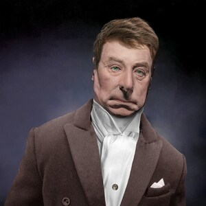 Giclée Print The Real Face of Marquis de Lafayette Based Upon His Life Mask Signed, Numbered w/COA by Digital Yarbs Founding Fathers