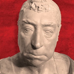 Marquis de Lafayette Life Mask 4x6 Postcard Presidents American Revolution Founding Fathers
