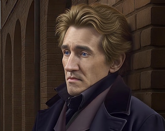 Young Andrew Jackson Under Moonlight Postcard Based on his Daguerreotype Hermitage