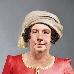 The Real Face of Dolley Madison based upon her life mask Postcard